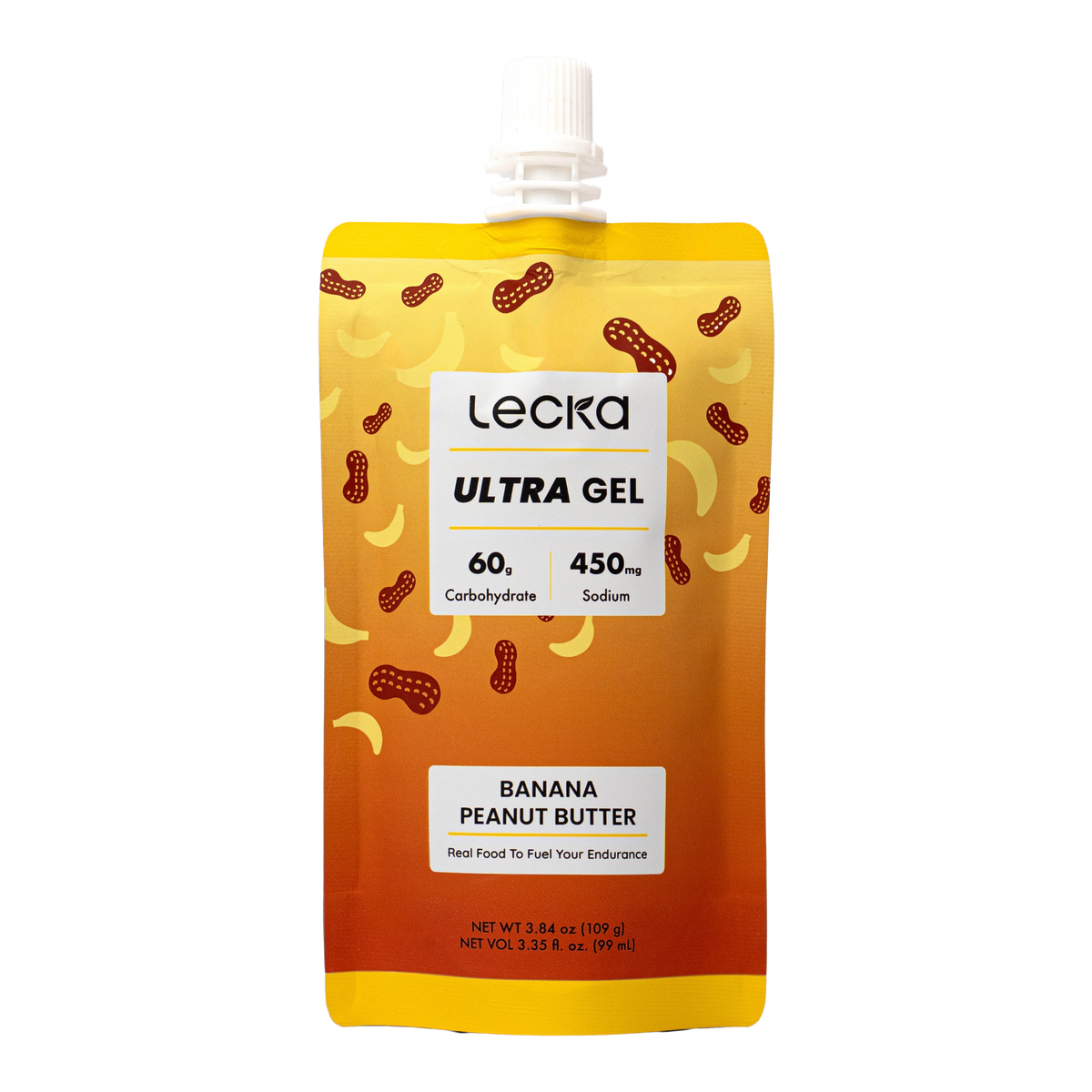 LECKA Ultra Gel Banana Peanut Butter