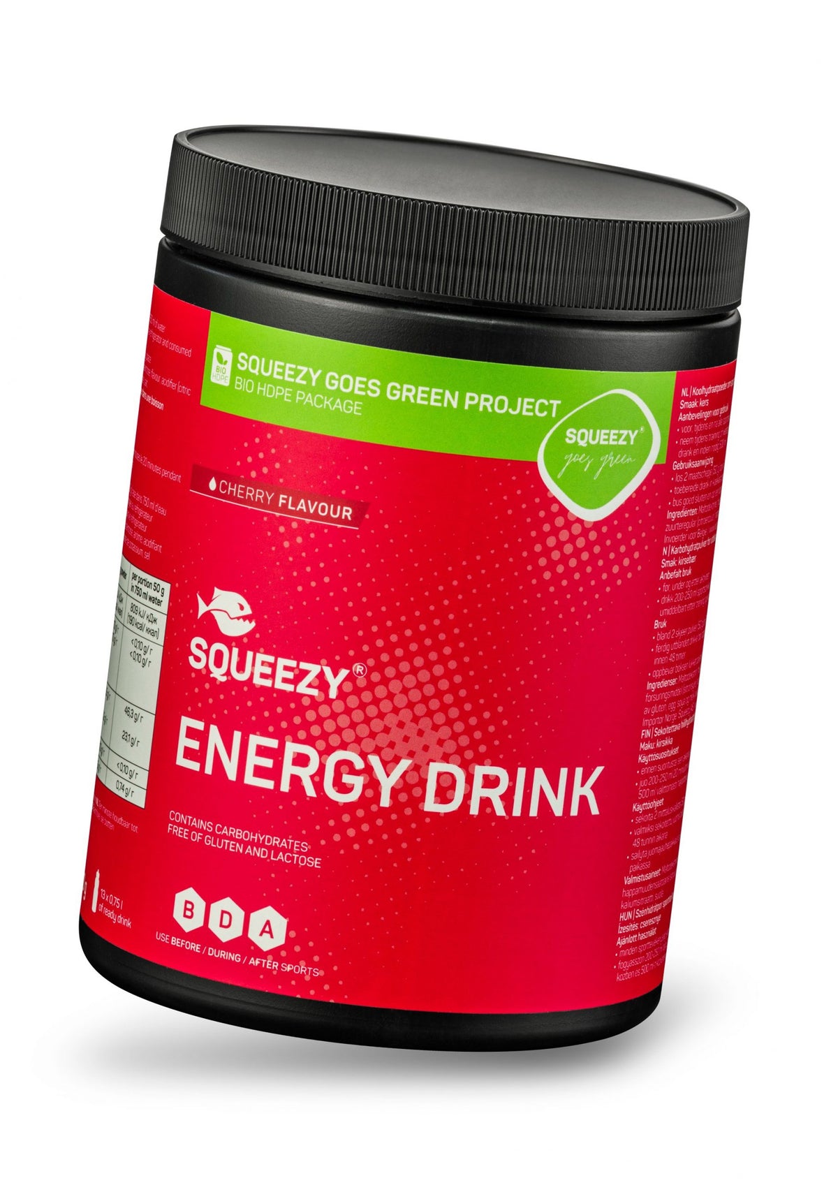 SQUEEZY Energy Drink Cherry 650g Pulver