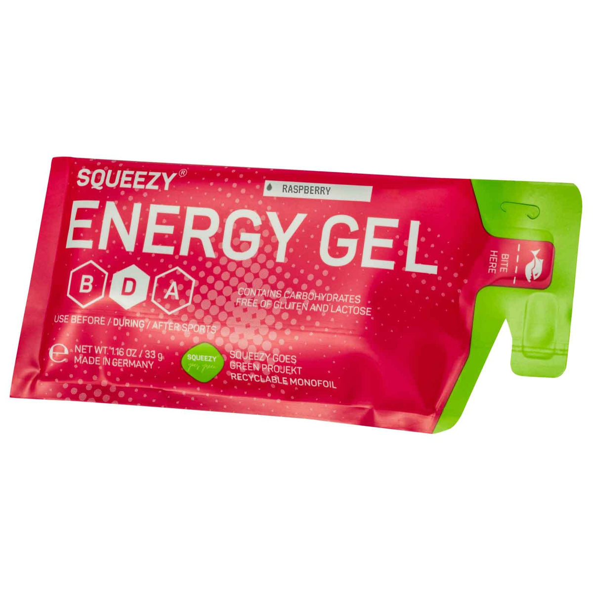SQUEEZY Energy Gel Raspberry 33g