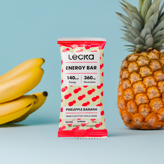 LECKA Energy Bar Pineapple Banana
