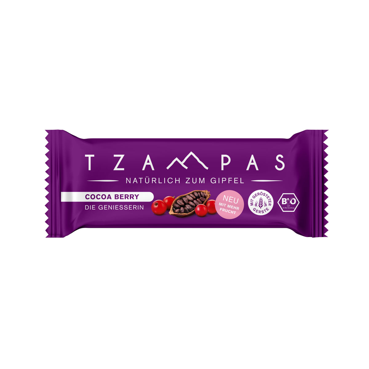 TZAMPAS BIO Energy Bar Cocoa Berry
