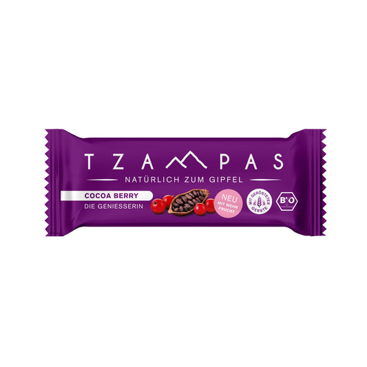 TZAMPAS BIO Energy Bar Cocoa Berry