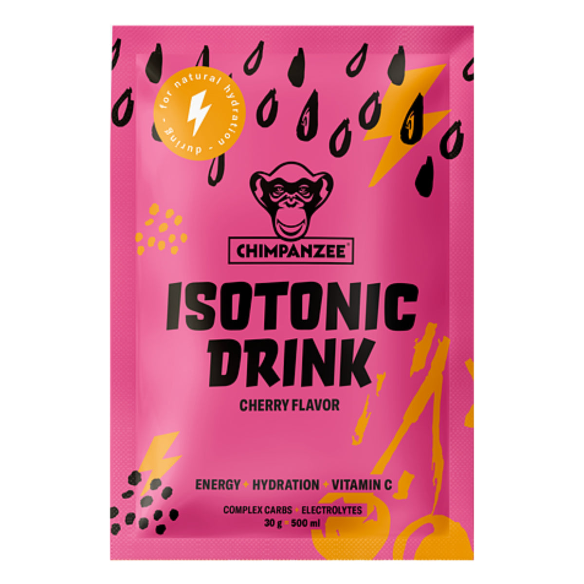 Chimpanzee Isotonic Drink Pulver Cherry - 30g Portionsbeutel