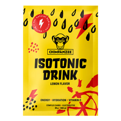 Chimpanzee Isotonic Drink Pulver Lemon - 30g Portionsbeutel - MHD 12.08.26