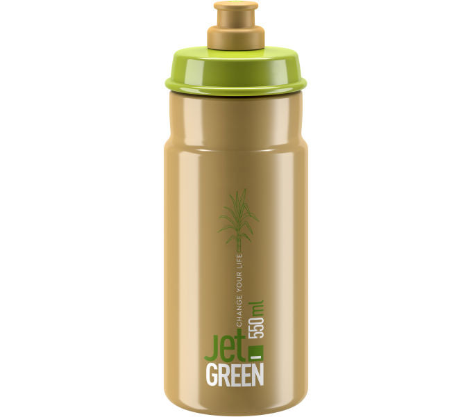 ELITE Jet Green BIO Trinkflasche 550ml - braun