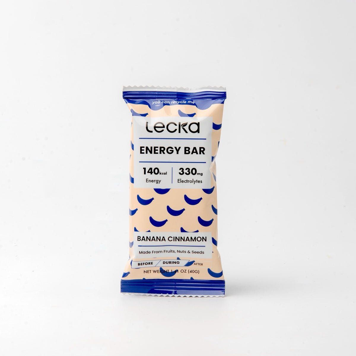 LECKA Energy Bar Banana Cinnamon