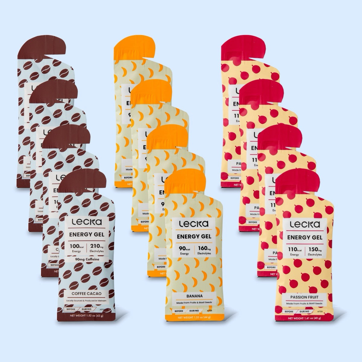 LECKA Energy Gel Mix Pack