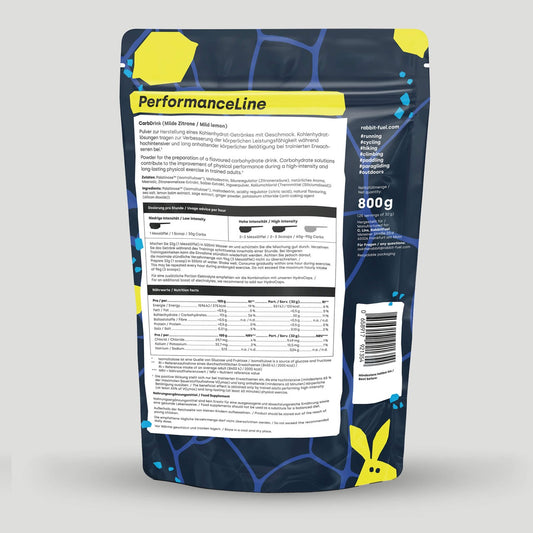 Rabbit Fuel Carb Drink 800g Beutel