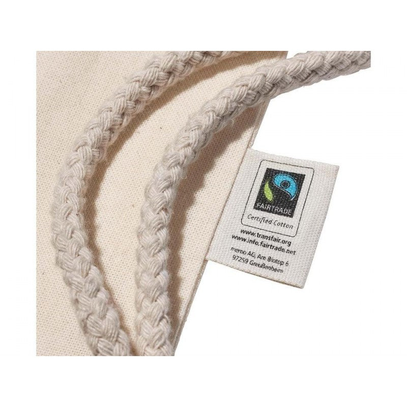 BIO Baumwoll Turnbeutel - Farbe: Natur