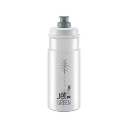 ELITE Jet Green BIO Trinkflasche 550ml - transparent-grau