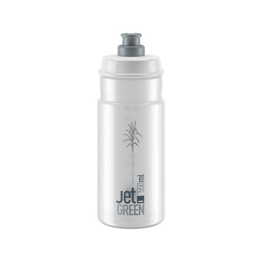 ELITE Jet Green BIO Trinkflasche 550ml - transparent-grau