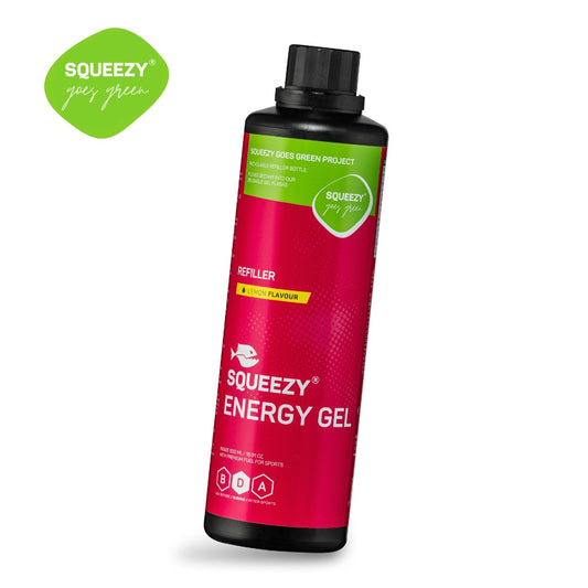 SQUEEZY Energy Gel Lemon Refill Flasche 500ml